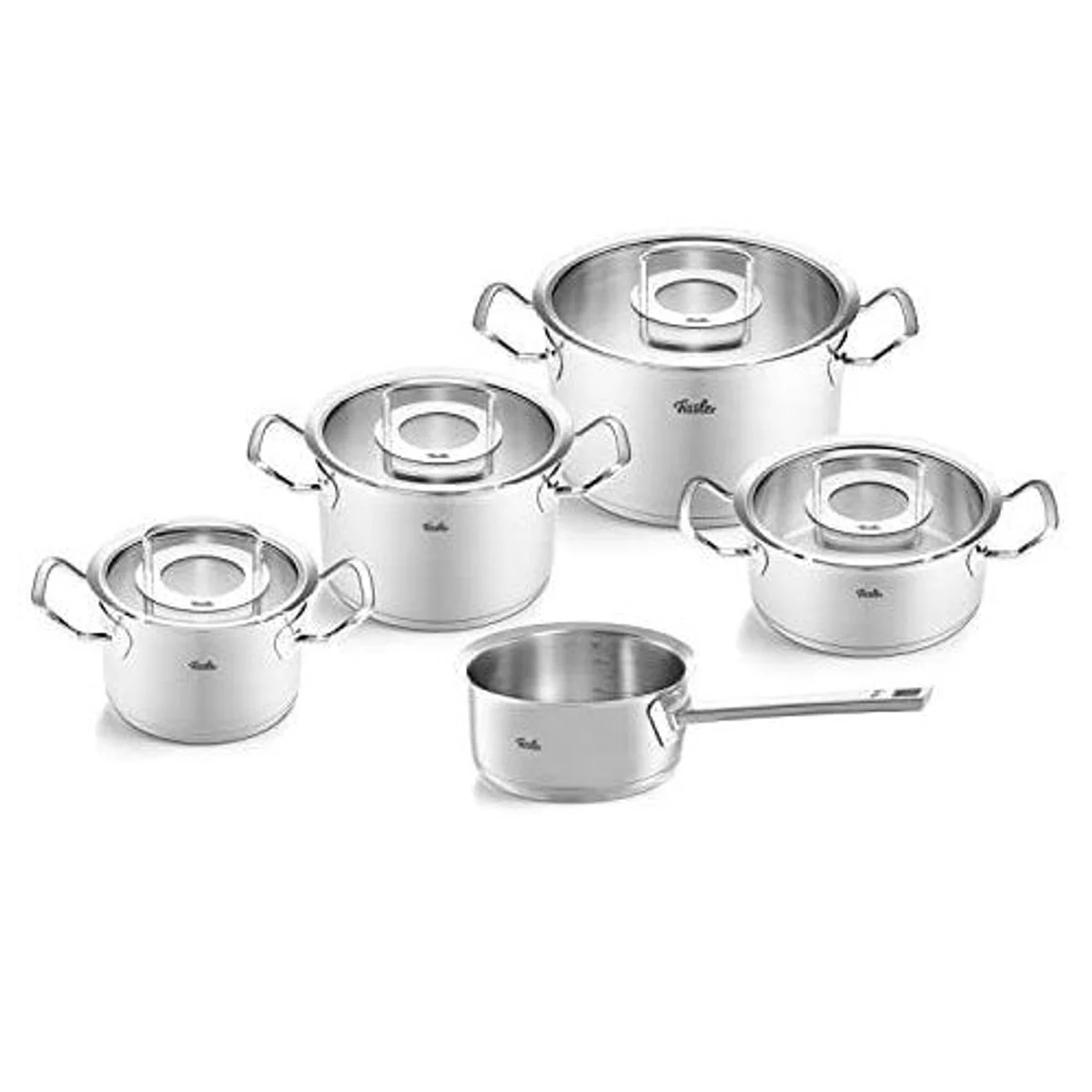 Fissler Original-Profi Collection Topf-Set, 5-teilig, Edelstahl 18/10 — für professionelle Kochkunst