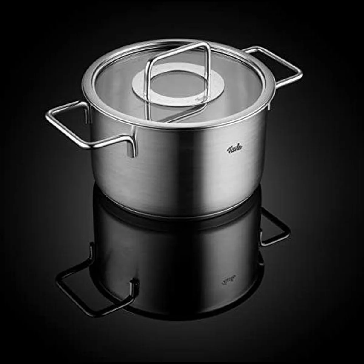 Fissler Pure Collection Topf-Set, Edelstahl 18/10, 5-teilig — Kochtöpfe, Bratentopf, Stielkasserolle 2