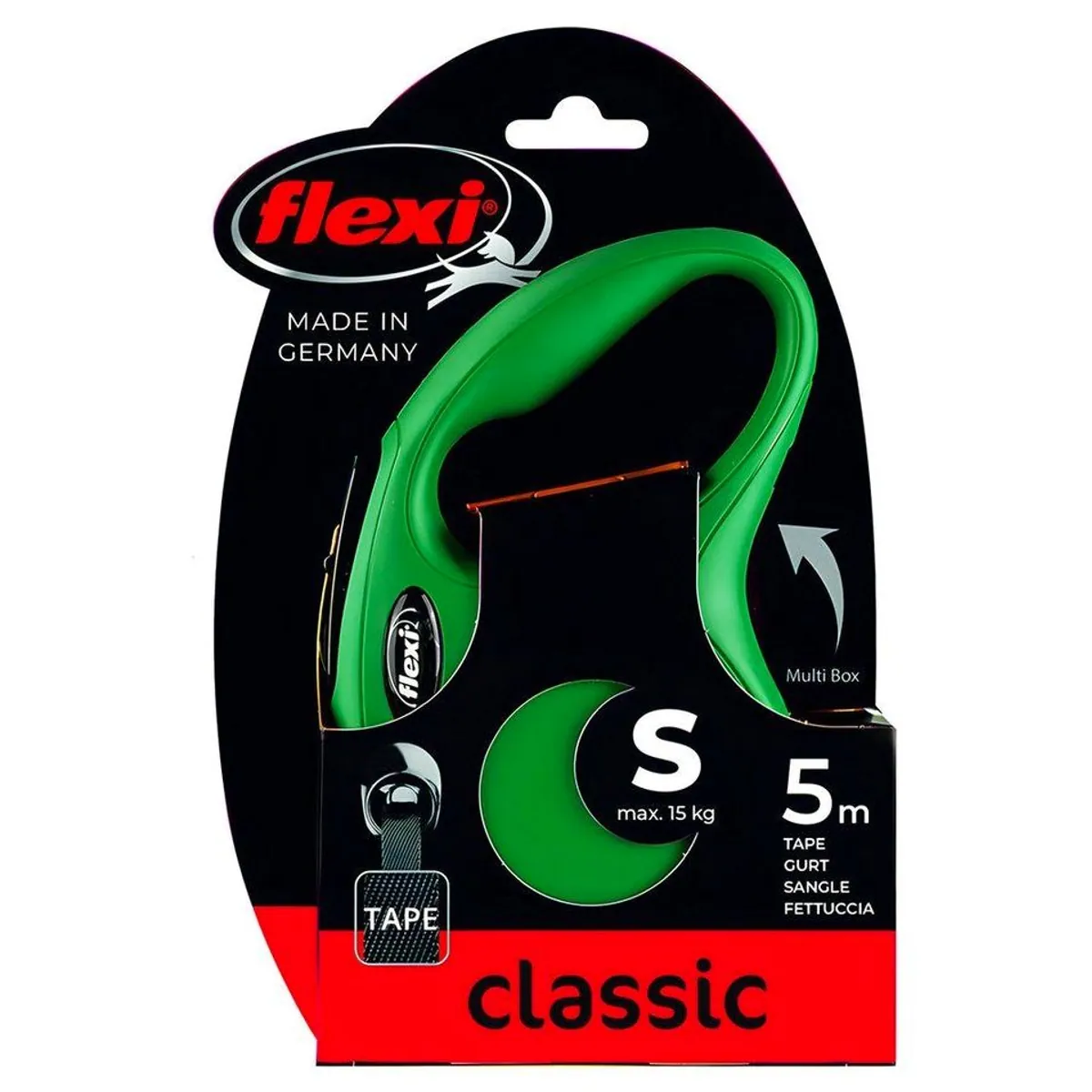Flexi New Classic Gurt-Leine, Bewegungsfreiheit mit Bremssystem, erweiterbar mit LED-System 4