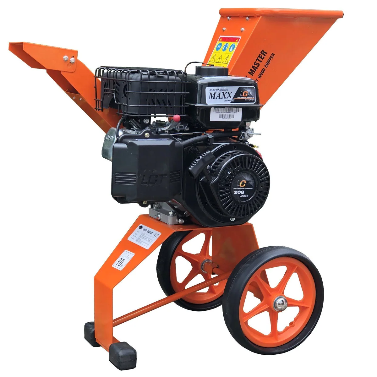Forest Master FM6DD Benzin Häcksler, 6 PS, 208ccm, 5 cm max. Astdurchmesser