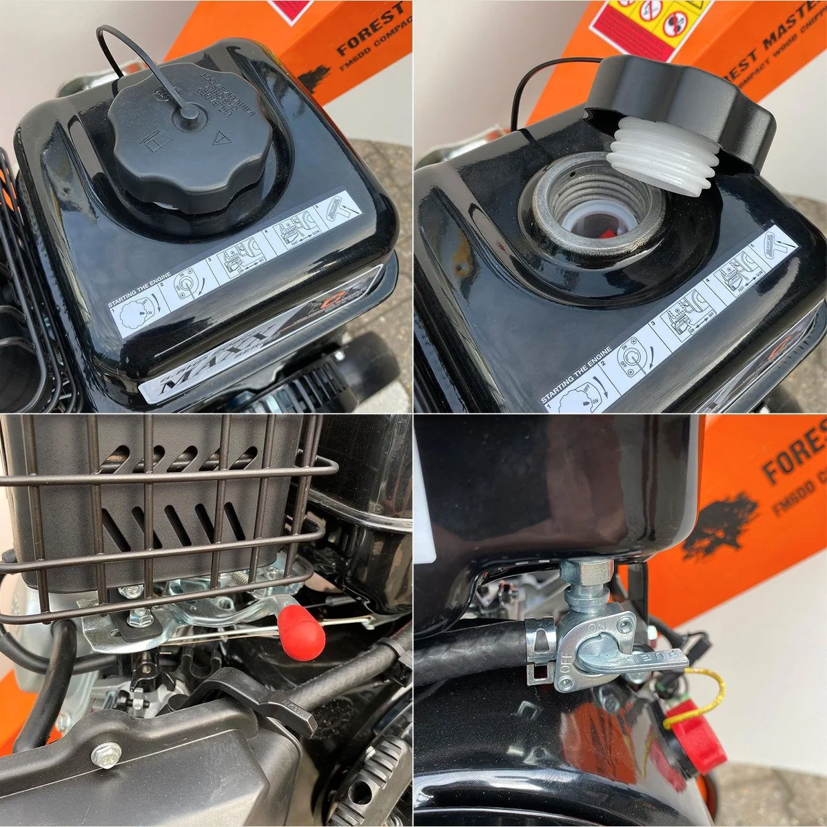 Forest Master FM6DD-MUL Benzin-Mulcher, 6 PS, 208ccm, für weiches Grünmaterial 4