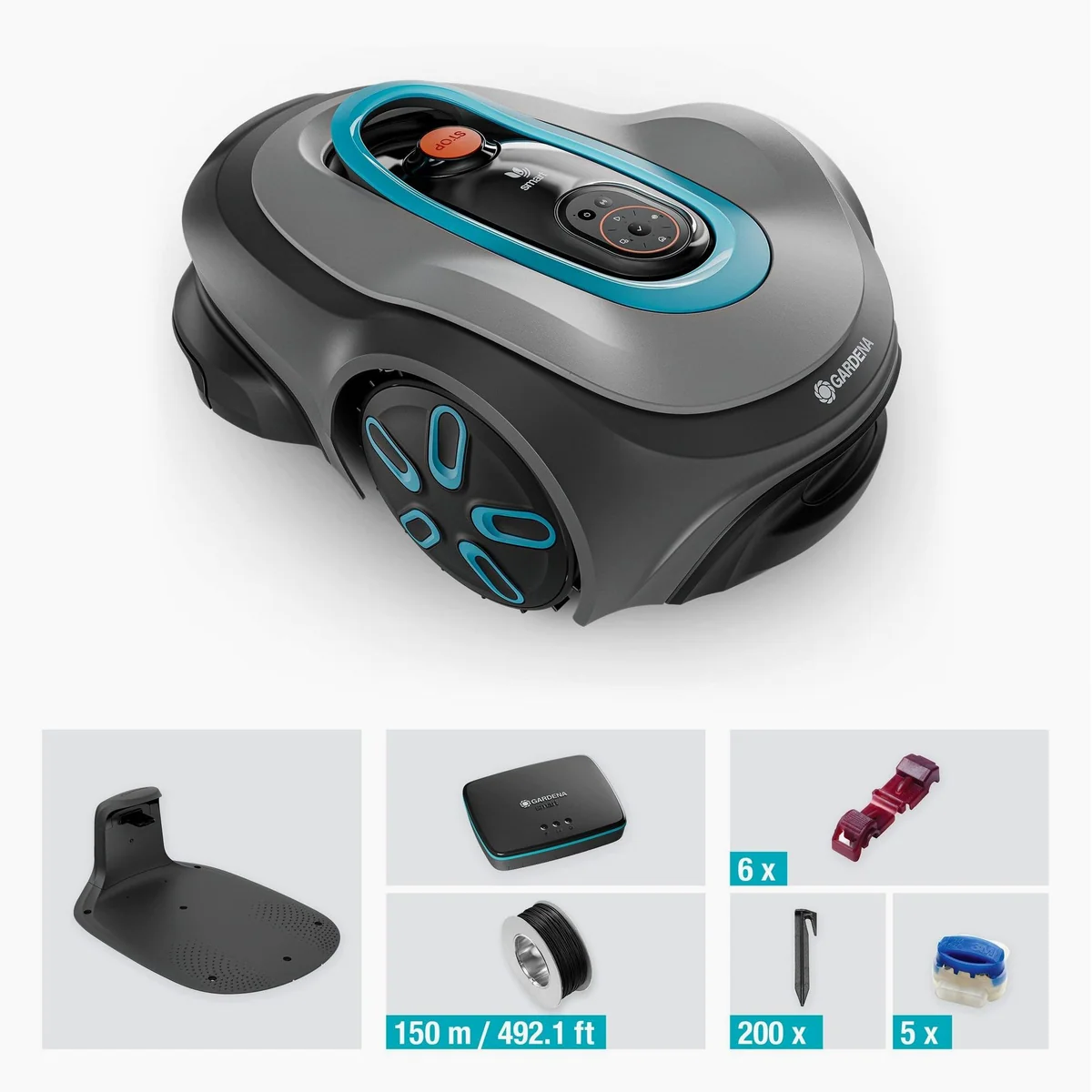 Gardena smart SILENO max Rasenmähroboter, für Flächen bis 800 m², mit LONA Intelligence