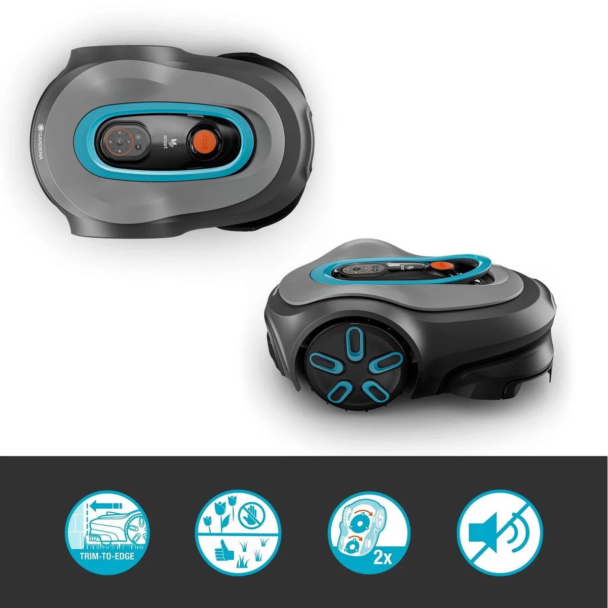 Gardena smart SILENO max Rasenmähroboter, für Flächen bis 800 m², mit LONA Intelligence 3