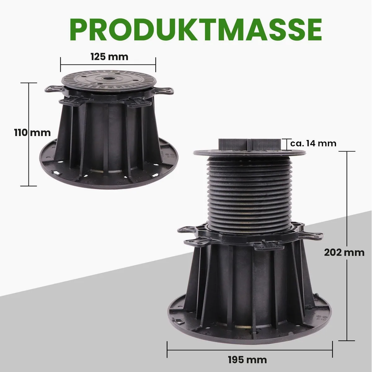 Gartenwelt Riegelsberger Plattenheber PRO, max. 1000 kg Traglast, justierbar 2