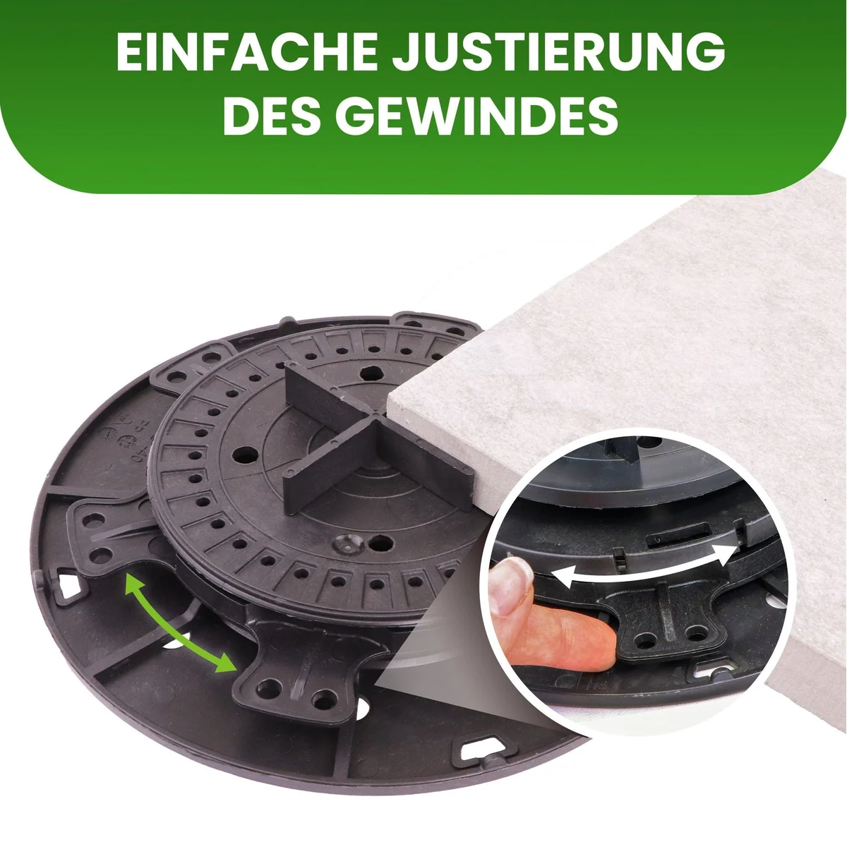 Gartenwelt Riegelsberger Plattenheber PRO, max. 1000 kg Traglast, justierbar 3