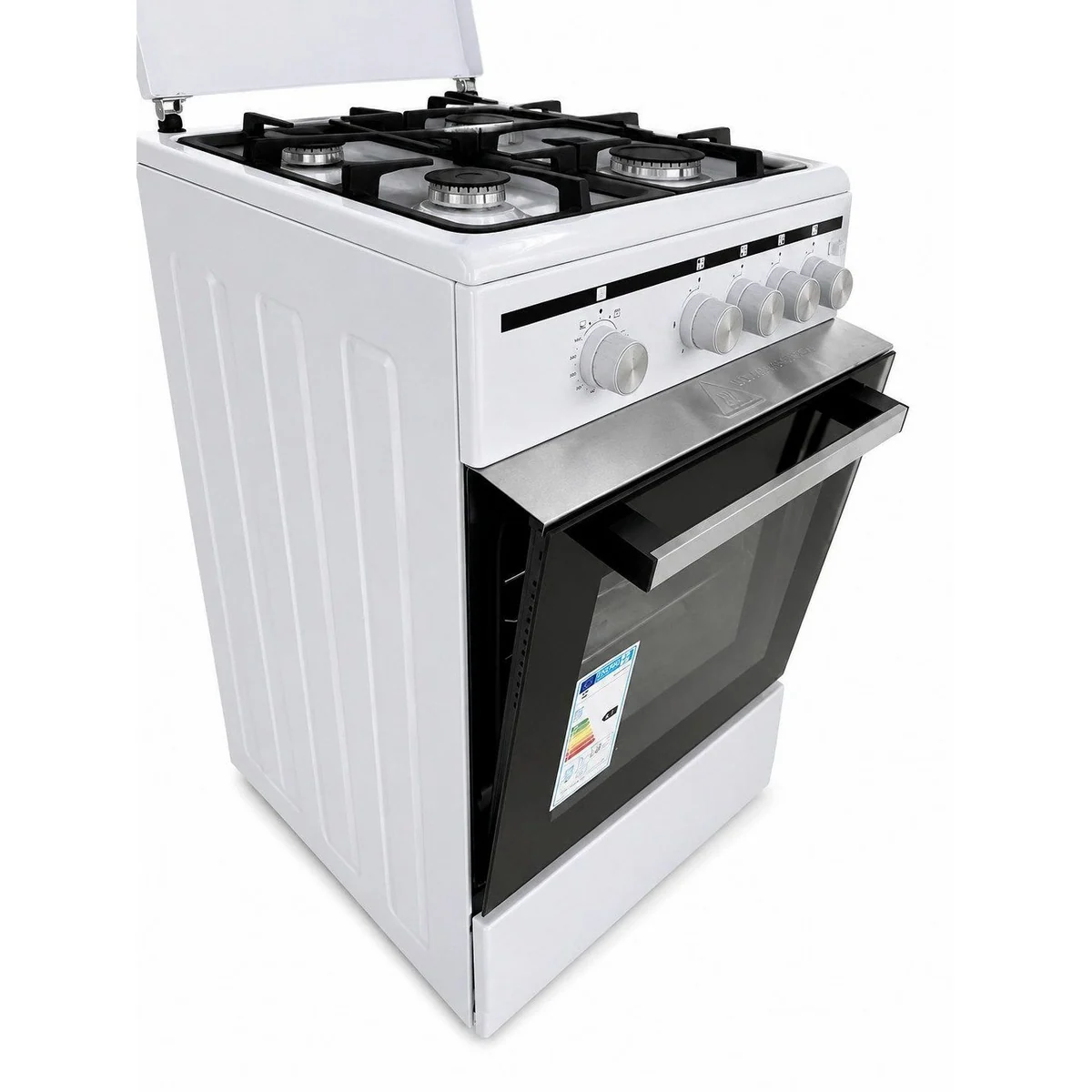 Gasmann SHGG5060SGW Gas-Standherd, 4 Flammen, Gasbackofen, Drehspieß 2