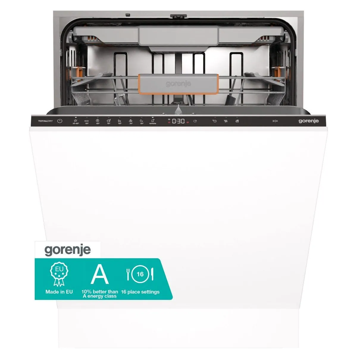 Gorenje GV673A67 Geschirrspüler, 9,5 l Wasserverbrauch, 16 Maßgedecke, Energieeffizienzklasse A 2