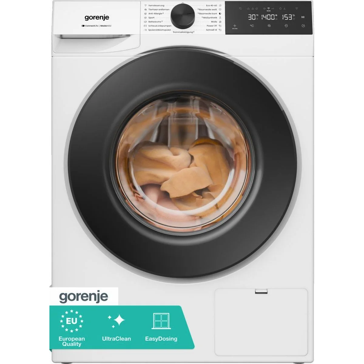 Gorenje Waschmaschine W5G474A2P1, 7 kg, 1400 U/min, innovative Funktionen
