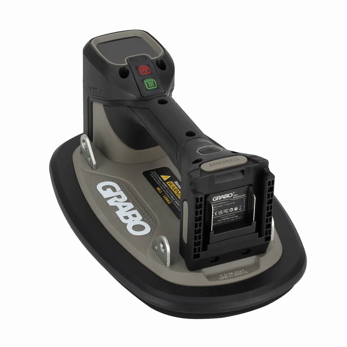 GRABO Pro Brushless Saugheber, max. 120 kg Traglast, bürstenloser Motor 3