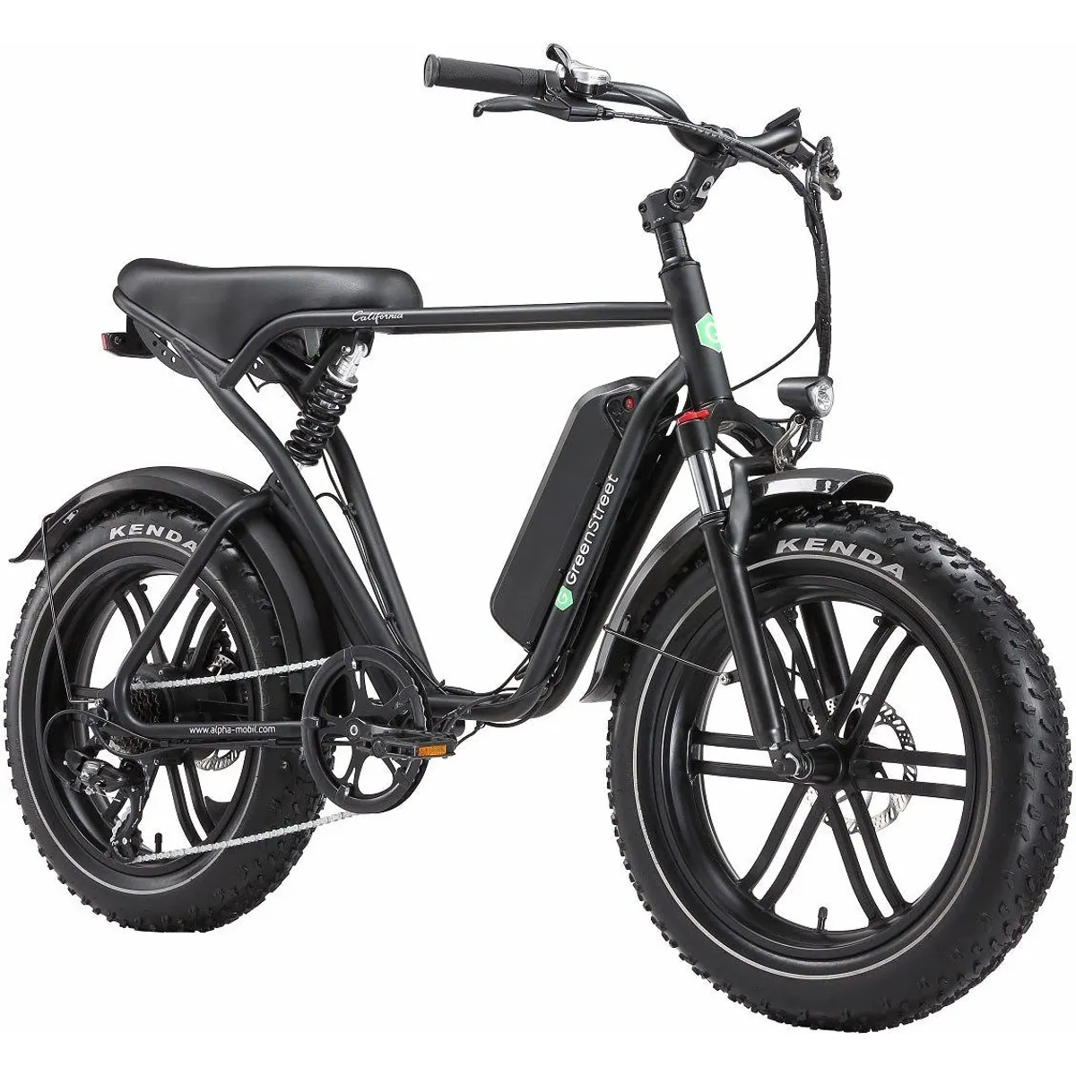 GreenStreet E-Bike California, 7-Gang Shimano, Kettenschaltung, 468 Wh — robustes Design, starke Leistung, vielseitig einsetzbar 3