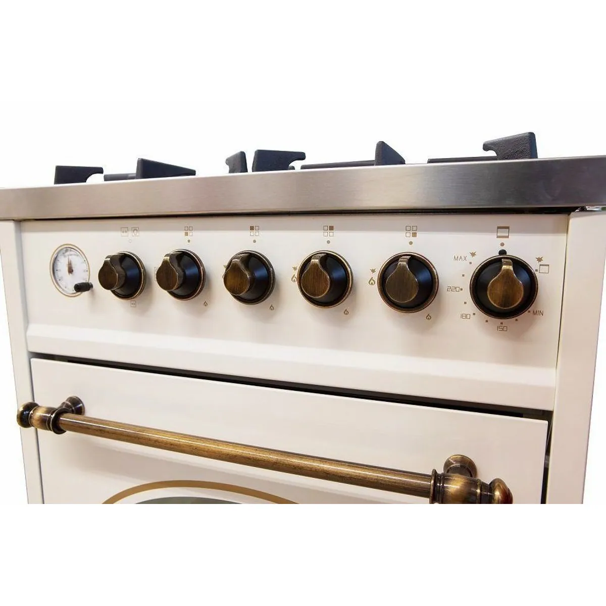 GURARI GCH G 614 CR Gas Standherd, 60 cm, 4 Kochstellen, Gasgrill 2