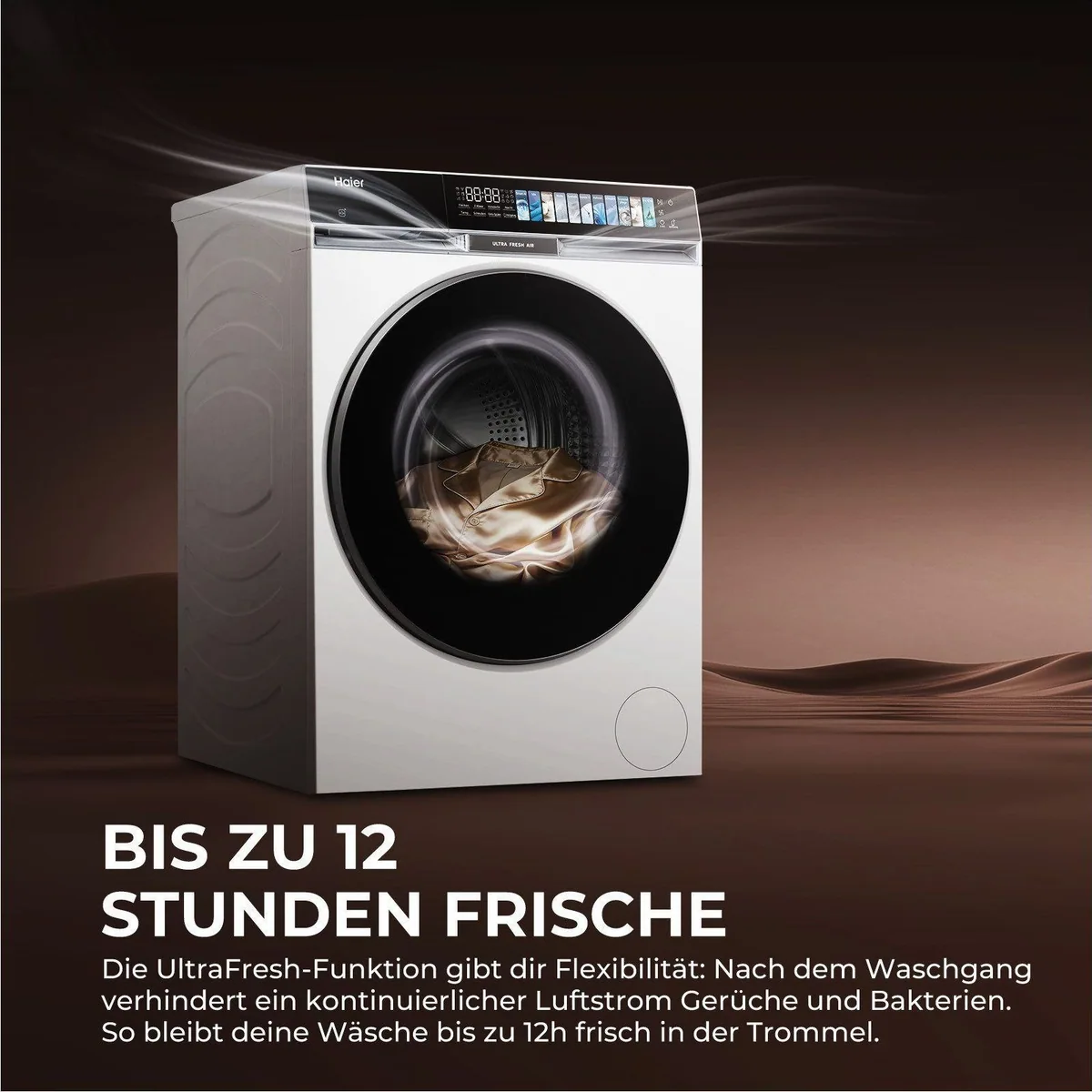Haier HW130-B14687U1 Waschmaschine, 13 kg, 1400 U/min, WiFi-Smart Control 4