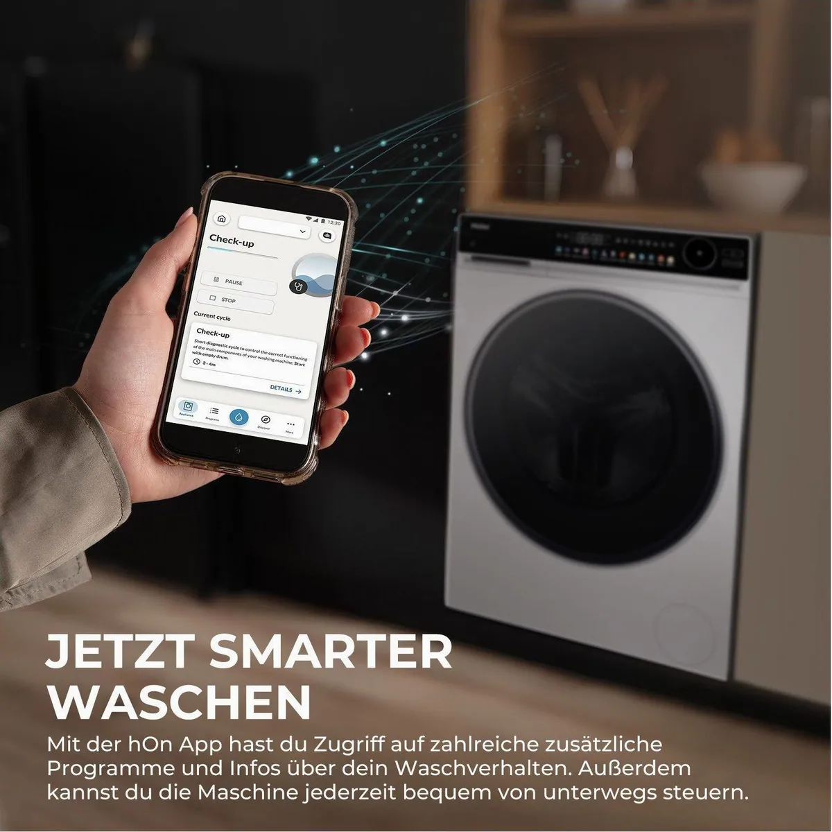 Haier HW90-B14667TU1 Waschmaschine, 9 kg, 1400 U/min, Flüsterleiser Invertermotor 4