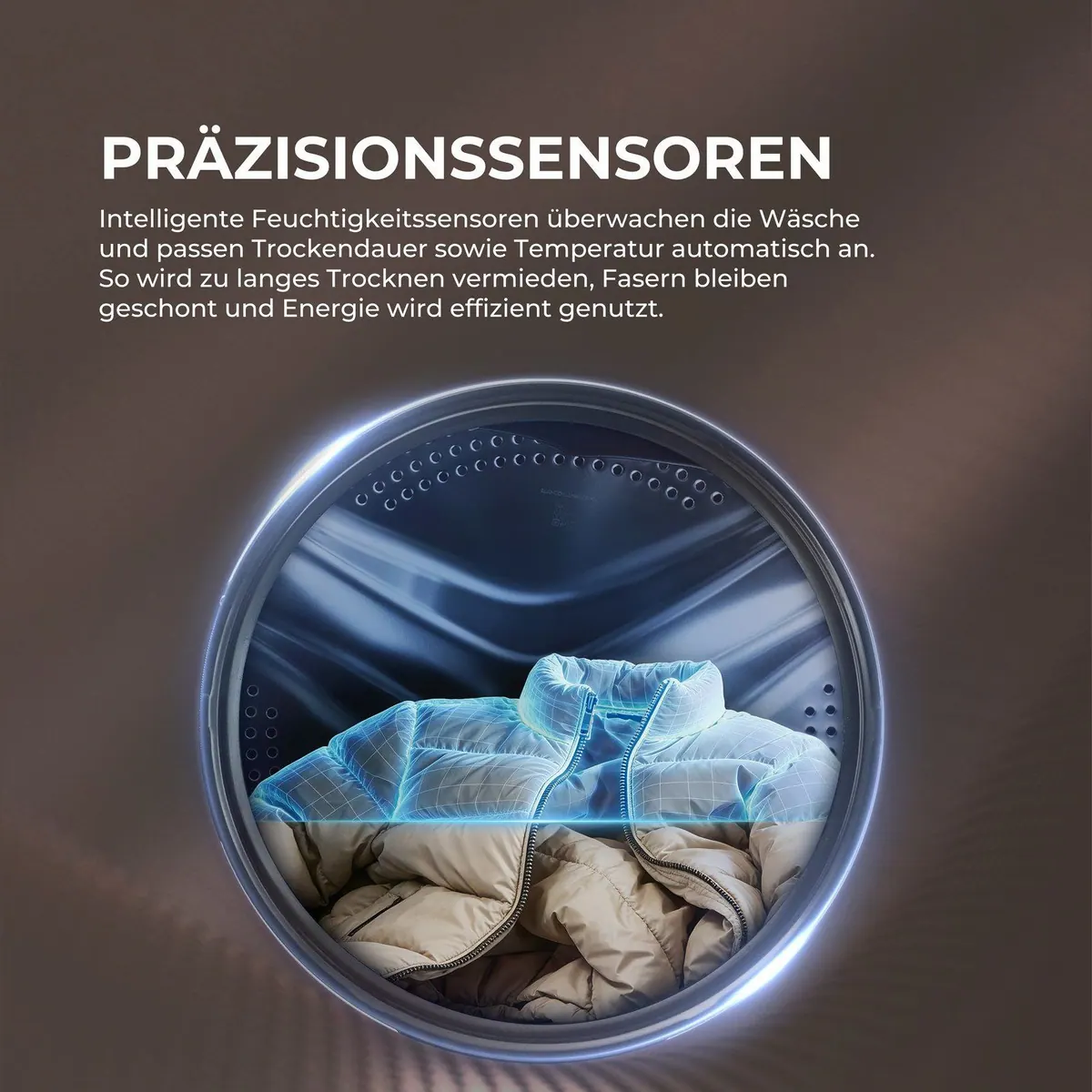 Haier Wärmepumpentrockner G3 Serie HD80-C33637, intelligente Automatikprogramme, Energieeffizienzklasse A++ 4