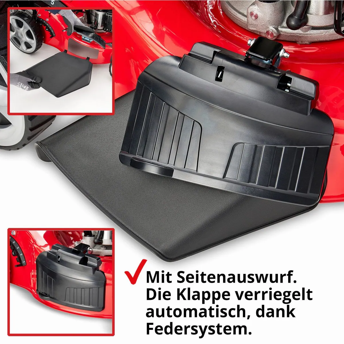 Hecht Benzinrasenmäher 548 SWE, Elektrostart, Radantrieb, 46 cm Schnittbreite 4