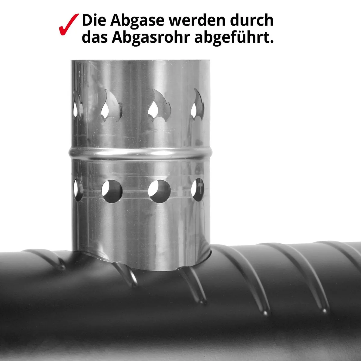 Hecht Heizgerät Heizkanone Diesel 3040, 18 kW Heizleistung, 450 m³/h Luftvolumenstrom, Thermostat 2