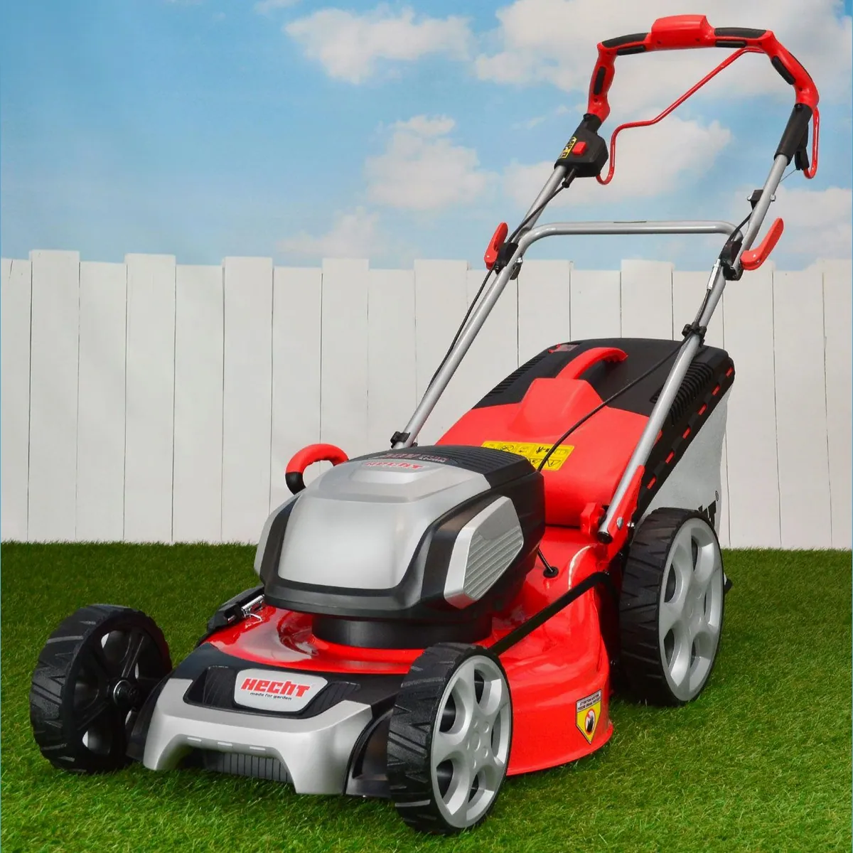 Hecht 5051 S Akku-Rasenmäher, 5-in-1 Funktionen, 51 cm Schnittbreite, 2 x 40 V — leistungsstark und vielseitig 3