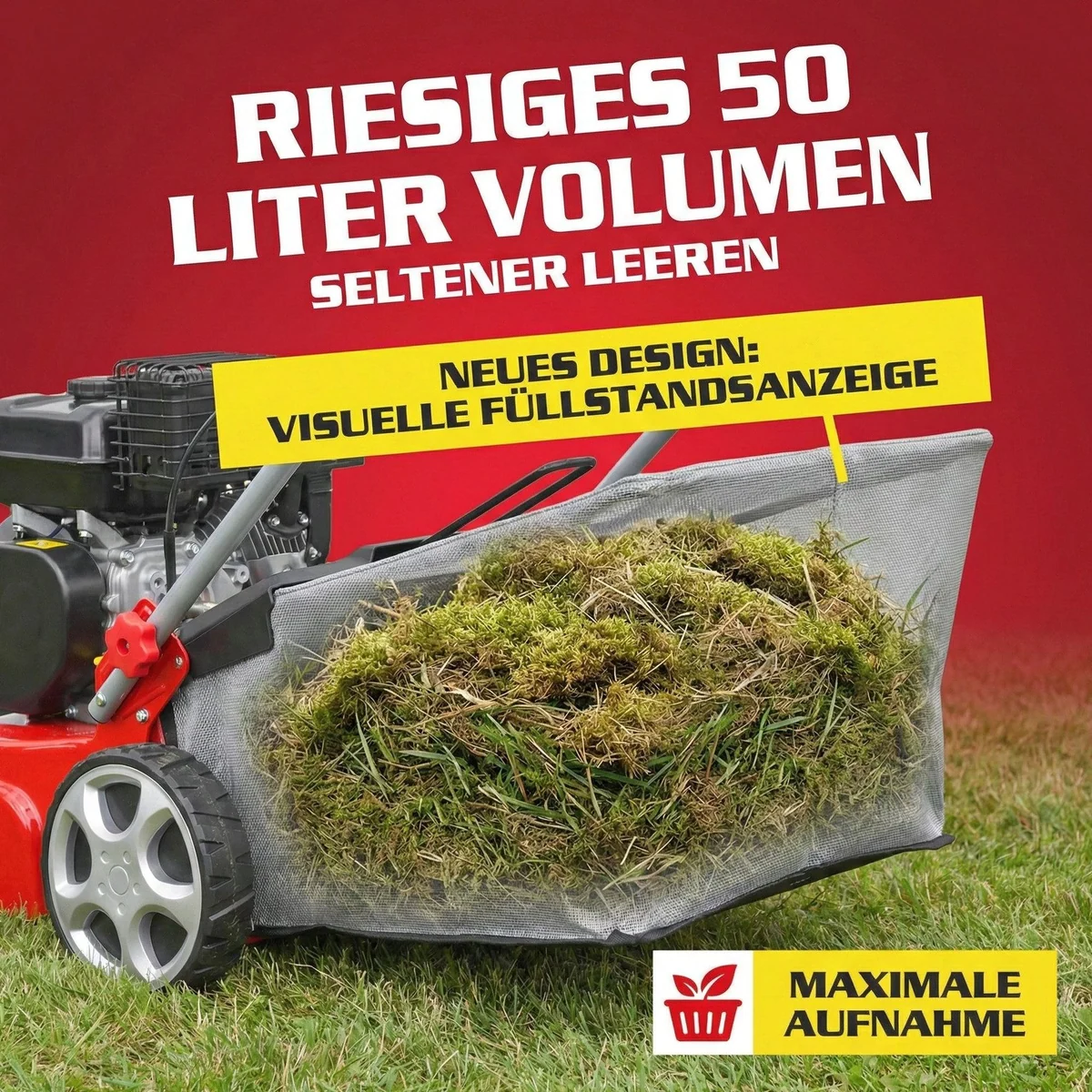 Hecht 5676 Benzin-Vertikutierer, 40 cm Arbeitsbreite, 5,7 PS — 2in1 Vertikutieren & Lüften 4