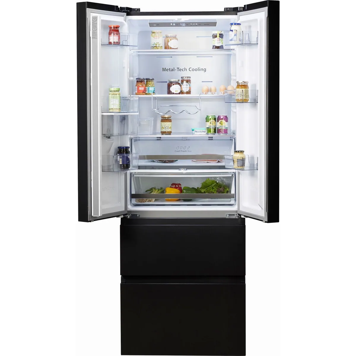 Hisense RF632N4WFE French Door Kühlschrank, No Frost, 336 l Kühlvolumen, LED-Beleuchtung 5