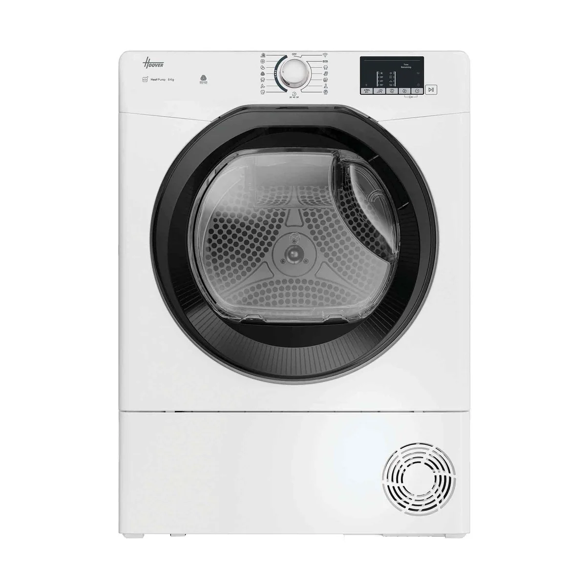 Hoover HR EH8N2DBE-S Wärmepumpentrockner, smarte Bedienung, Woolmark-zertifiziert, AquaVision 2