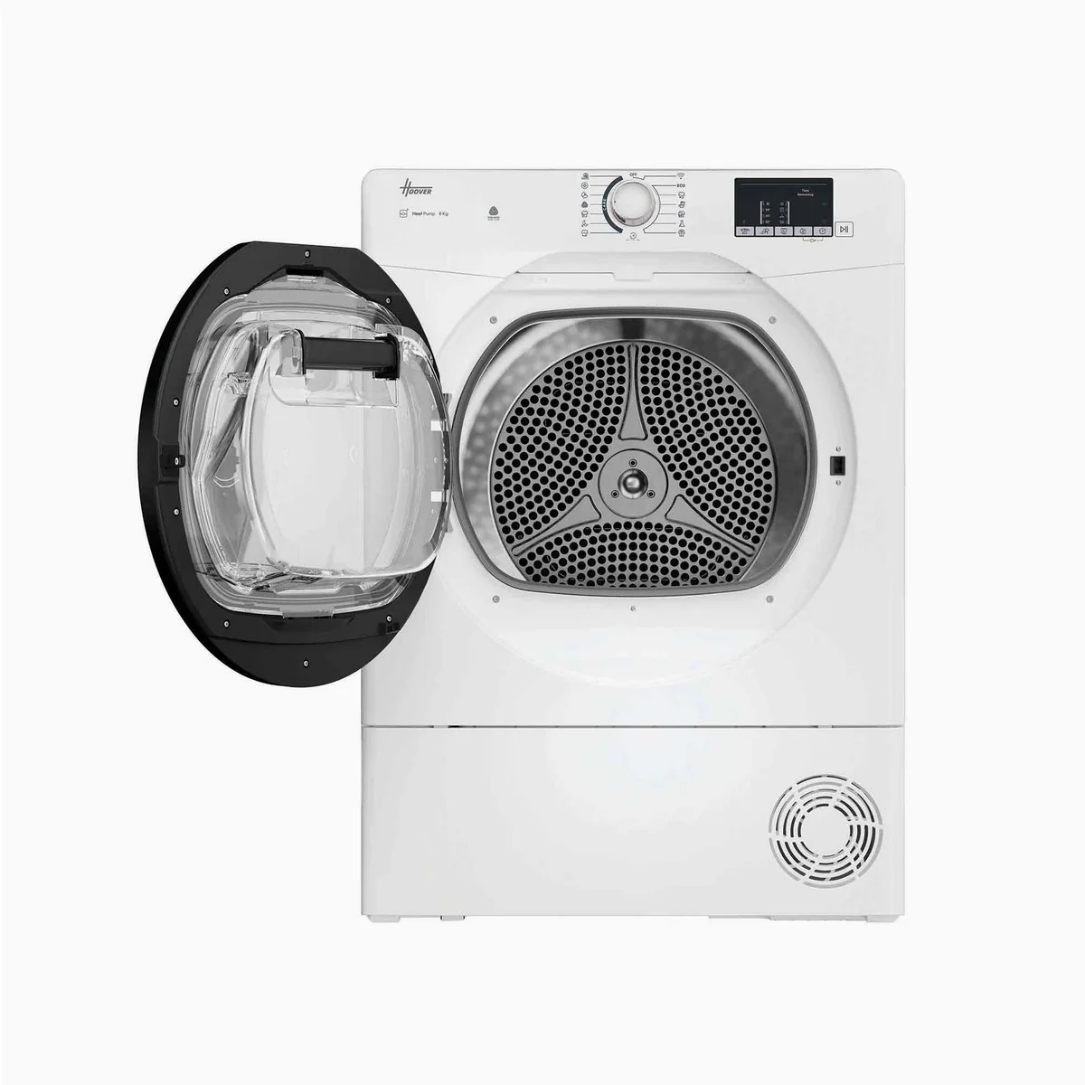 Hoover HR EH8N2DBE-S Wärmepumpentrockner, smarte Bedienung, Woolmark-zertifiziert, AquaVision 3