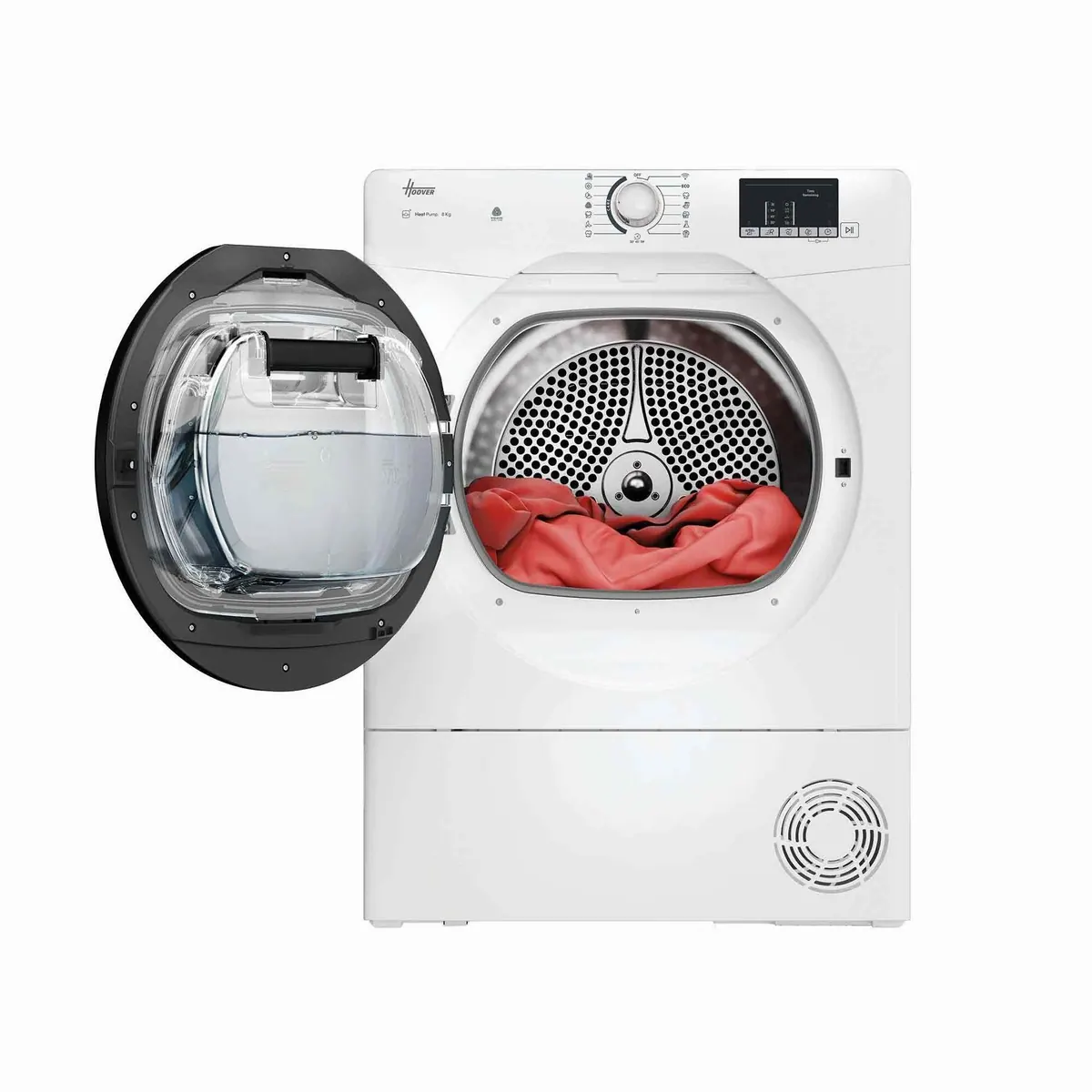 Hoover HR EH8N2DBE-S Wärmepumpentrockner, smarte Bedienung, Woolmark-zertifiziert, AquaVision 5