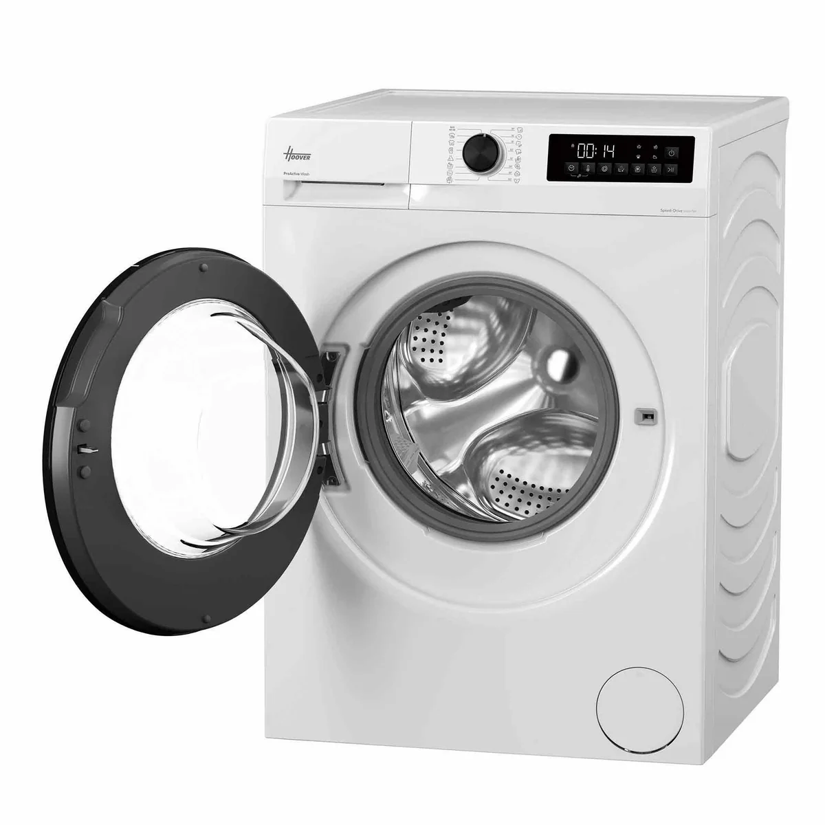 Hoover H/ProWash 300 HGDQ48SB6-S, 8 kg, 1400 U/min, Dampffunktion, AI Silent Motion 4