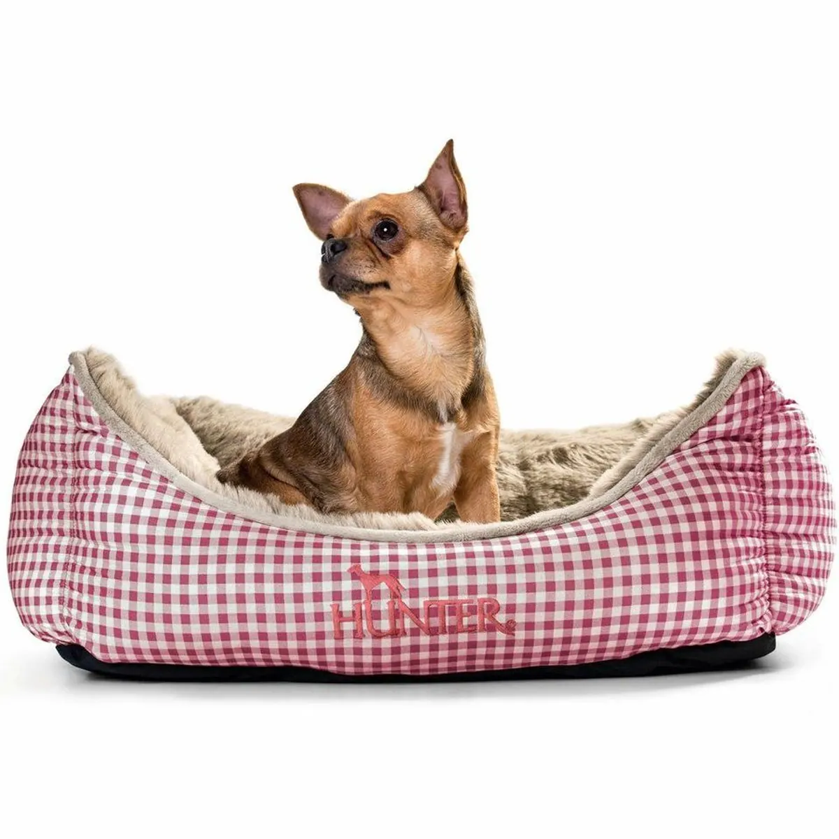 Hunter Astana Hundesofa, kuschelig, abnehmbarer Bezug, wendbares Innenkissen 5