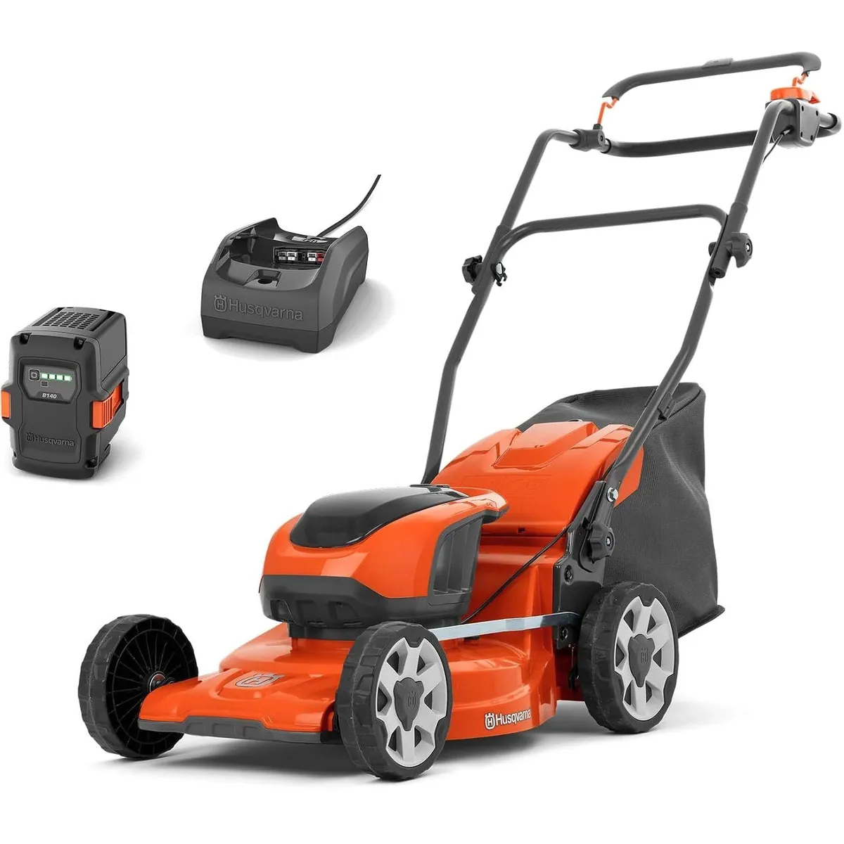 Husqvarna LC 137i Akkurasenmäher, kompakt und leicht, ideal für kleine Gärten bis 300 m²