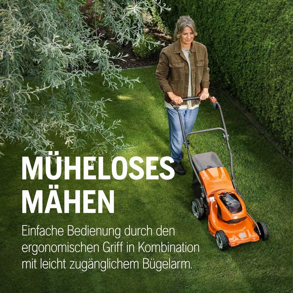 Husqvarna LC 137i Akkurasenmäher, kompakt und leicht, ideal für kleine Gärten bis 300 m² 5