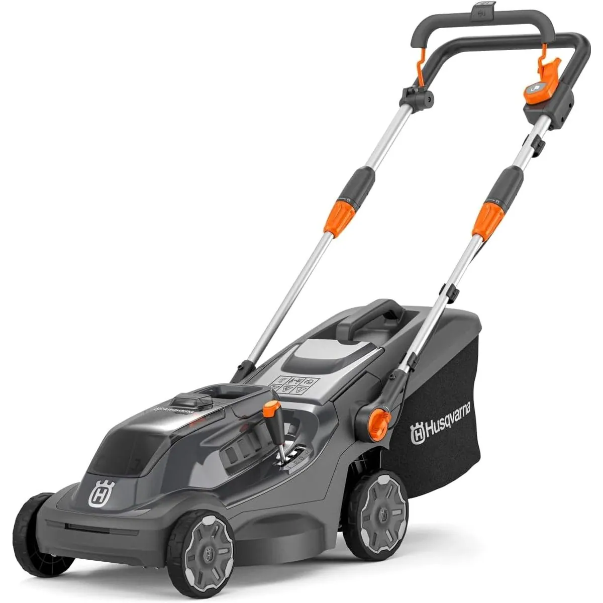 Husqvarna Aspire LC34-P4A Akkurasenmäher, 34 cm Schnittbreite, 500 m² Rasenfläche, 30 l Fangkorb