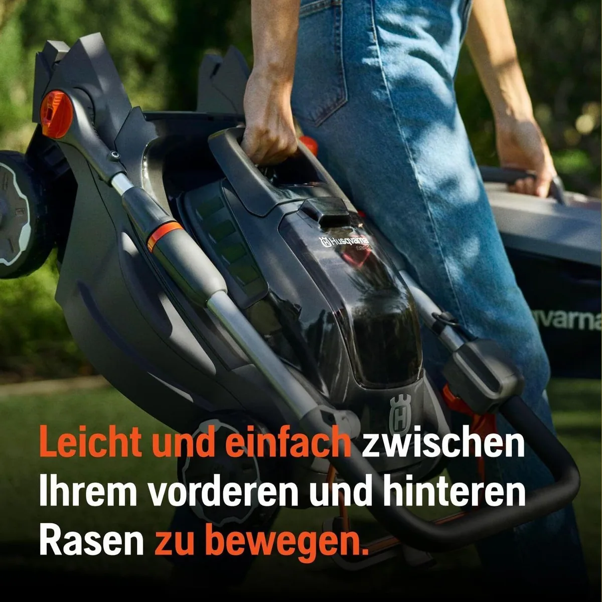 Husqvarna Aspire LC34-P4A Akkurasenmäher, 34 cm Schnittbreite, 500 m² Rasenfläche, 30 l Fangkorb 4