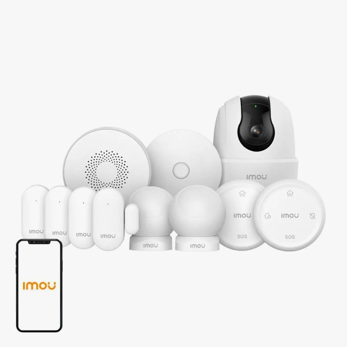 Imou Home Alarm Kit 11 Ranger 2C, umfassender Schutz, intelligente Steuerung, einfache Installation