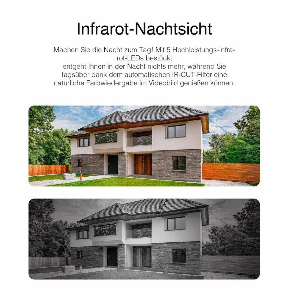 Instar IN-9808 4K Überwachungskamera, 4K Bildqualität, Smart Home-Integration, vielseitige Anschlussmöglichkeiten 3