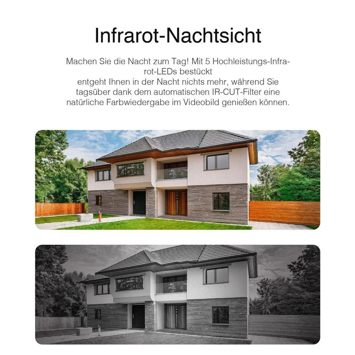 Instar IN-9808 4K Überwachungskamera, intelligente KI-Überwachung, 2x2 MIMO WLAN 5