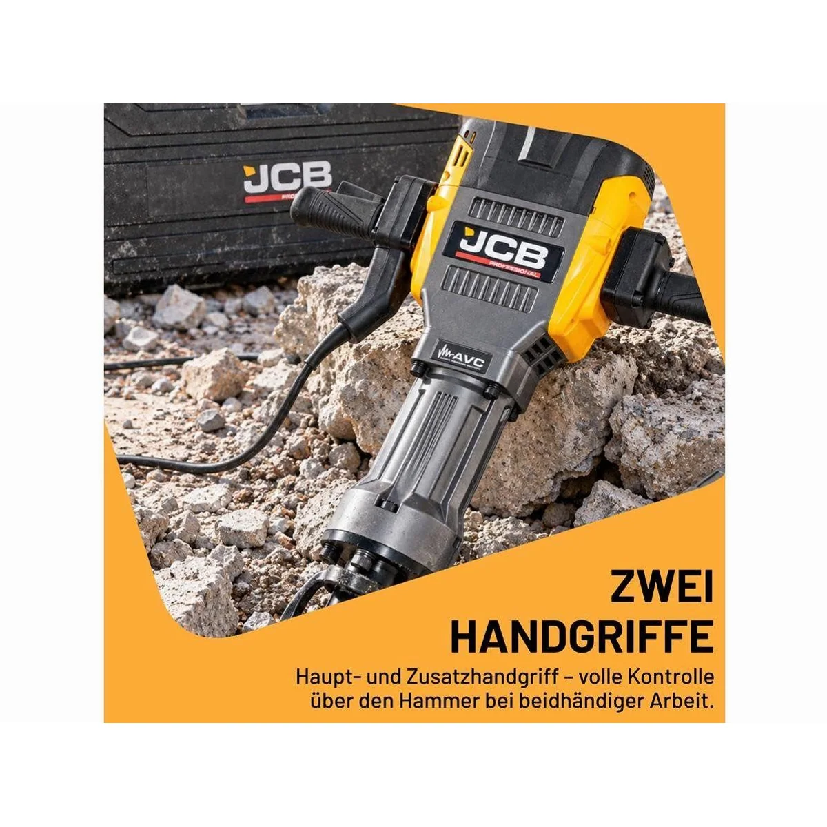 JCB Abbruchhammer JCB-DH2000, 2000 W, 62 Joule, robust und leistungsstark 5