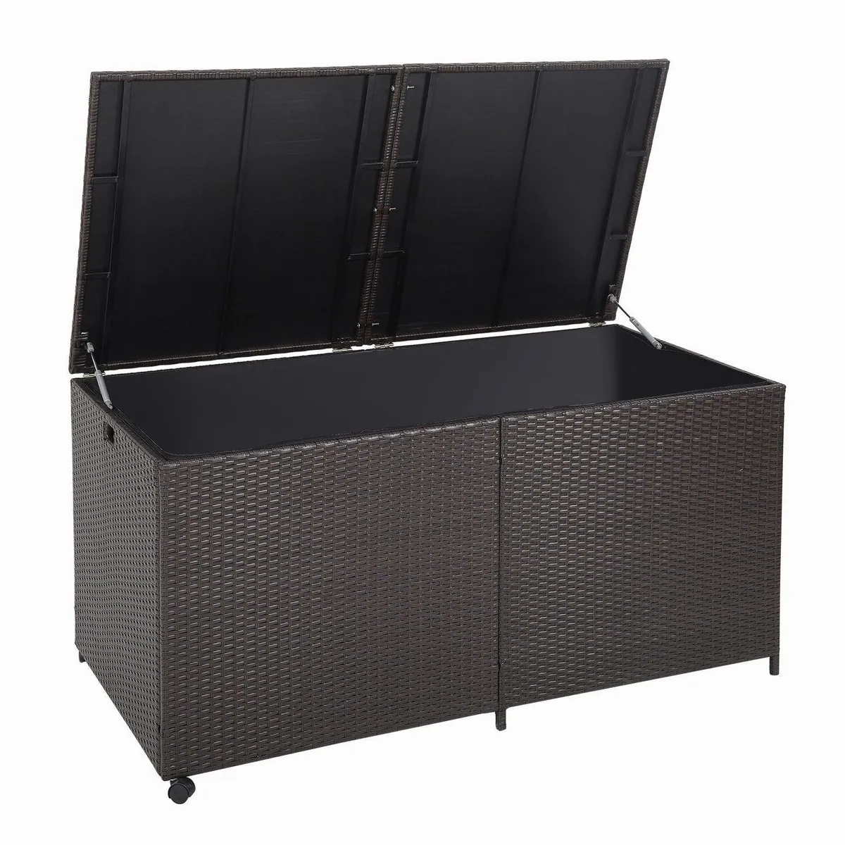 KOMFOTTEU Kissenbox Auflagenbox, 662 L Stauraum, wetterbeständig und mobil