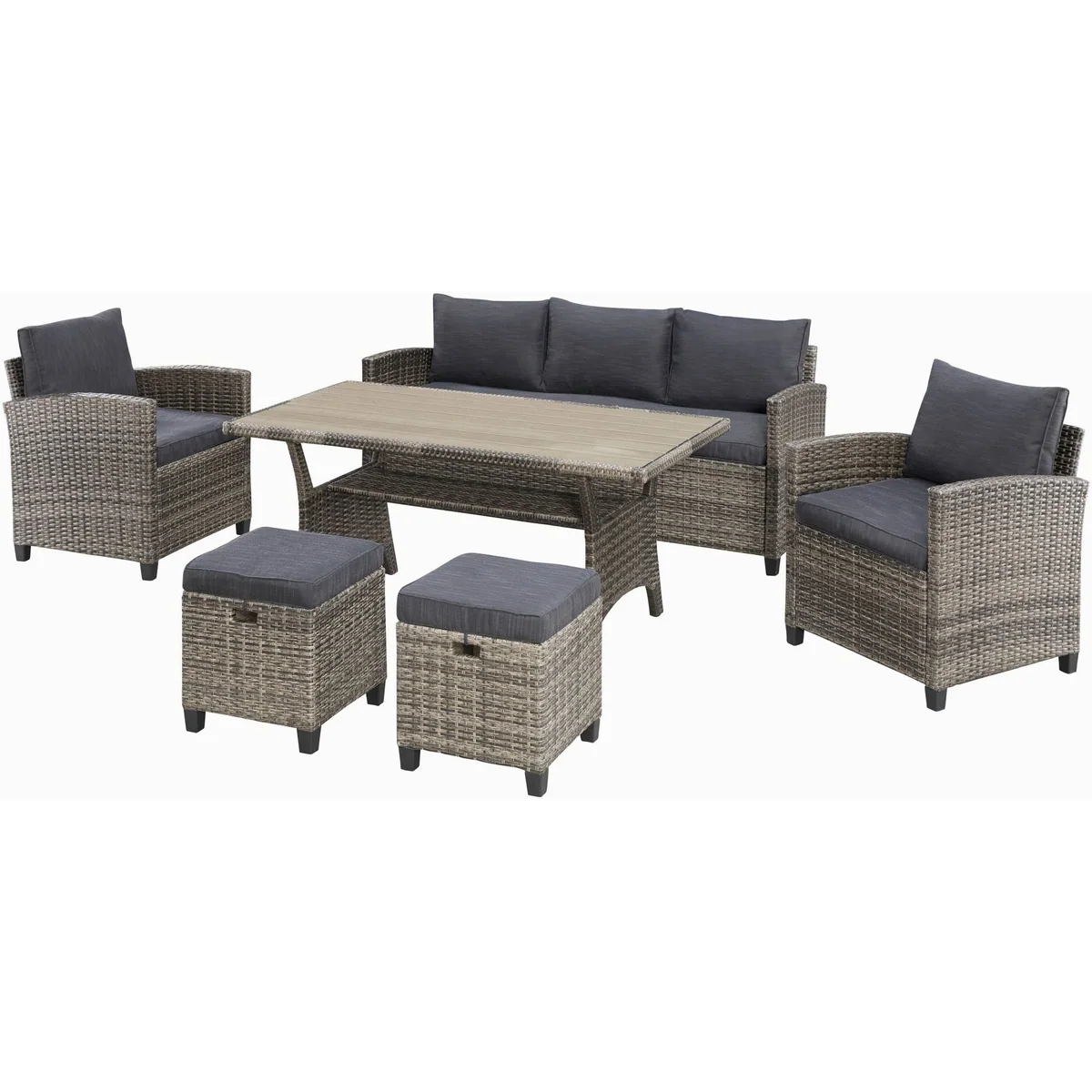 KONIFERA Gartenlounge-Set Amsterdam, 16-teilig, komfortabel und pflegeleicht 2