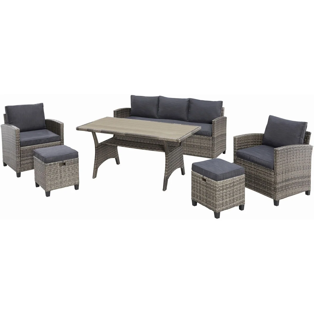 KONIFERA Gartenlounge-Set Amsterdam, 16-teilig, komfortabel und pflegeleicht 3