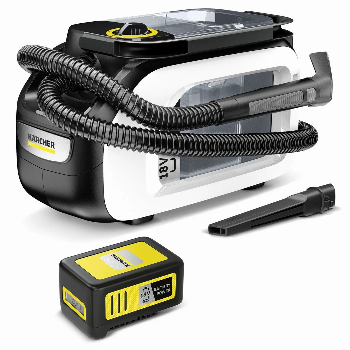Kärcher SE 3-18 Battery Set Compact, 184 W, 2-in-1 Schlauch & 2-Tank-System