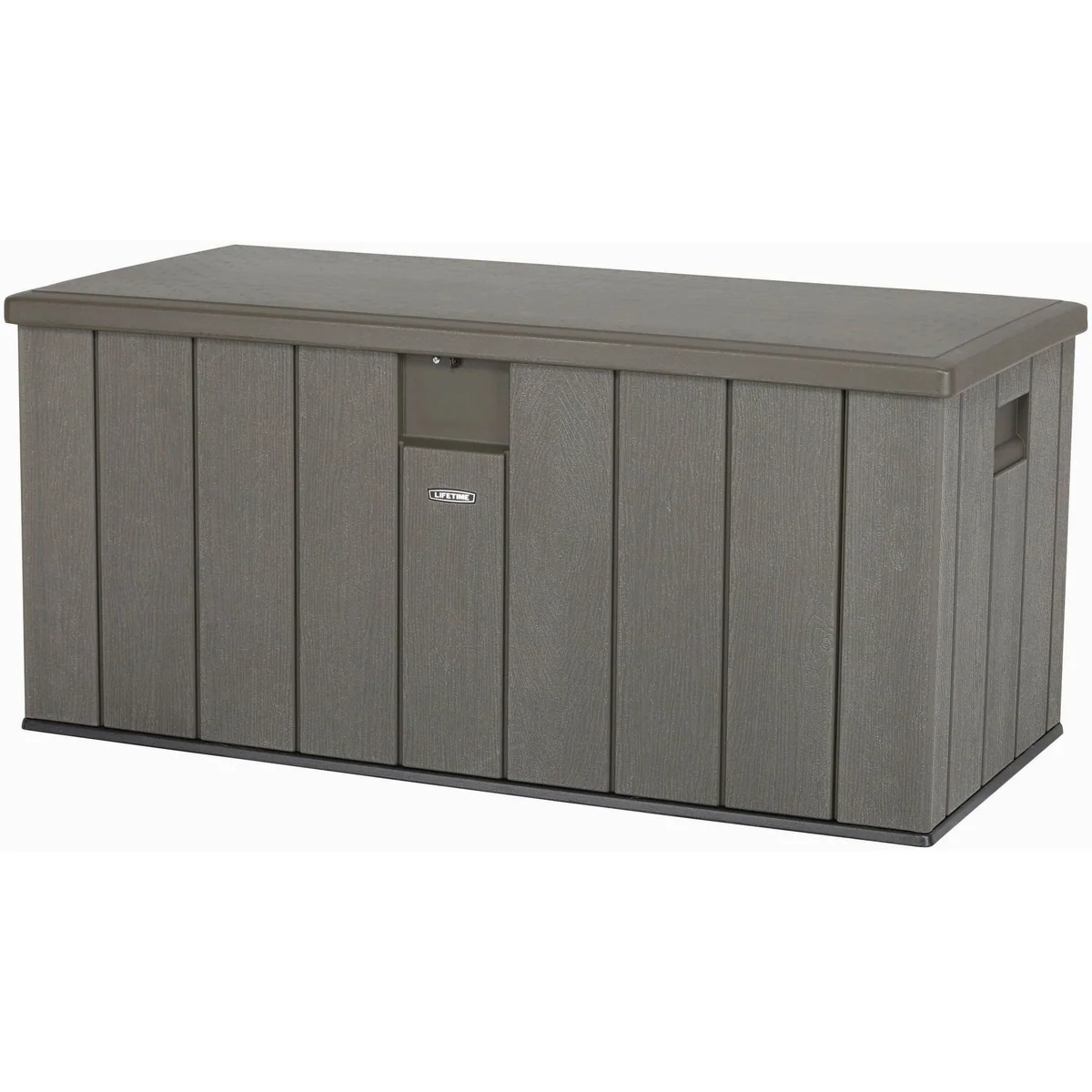 Lifetime Kissenbox Premium Wood, wetterfest, 570 Liter Stauraum, robust und vielseitig 2