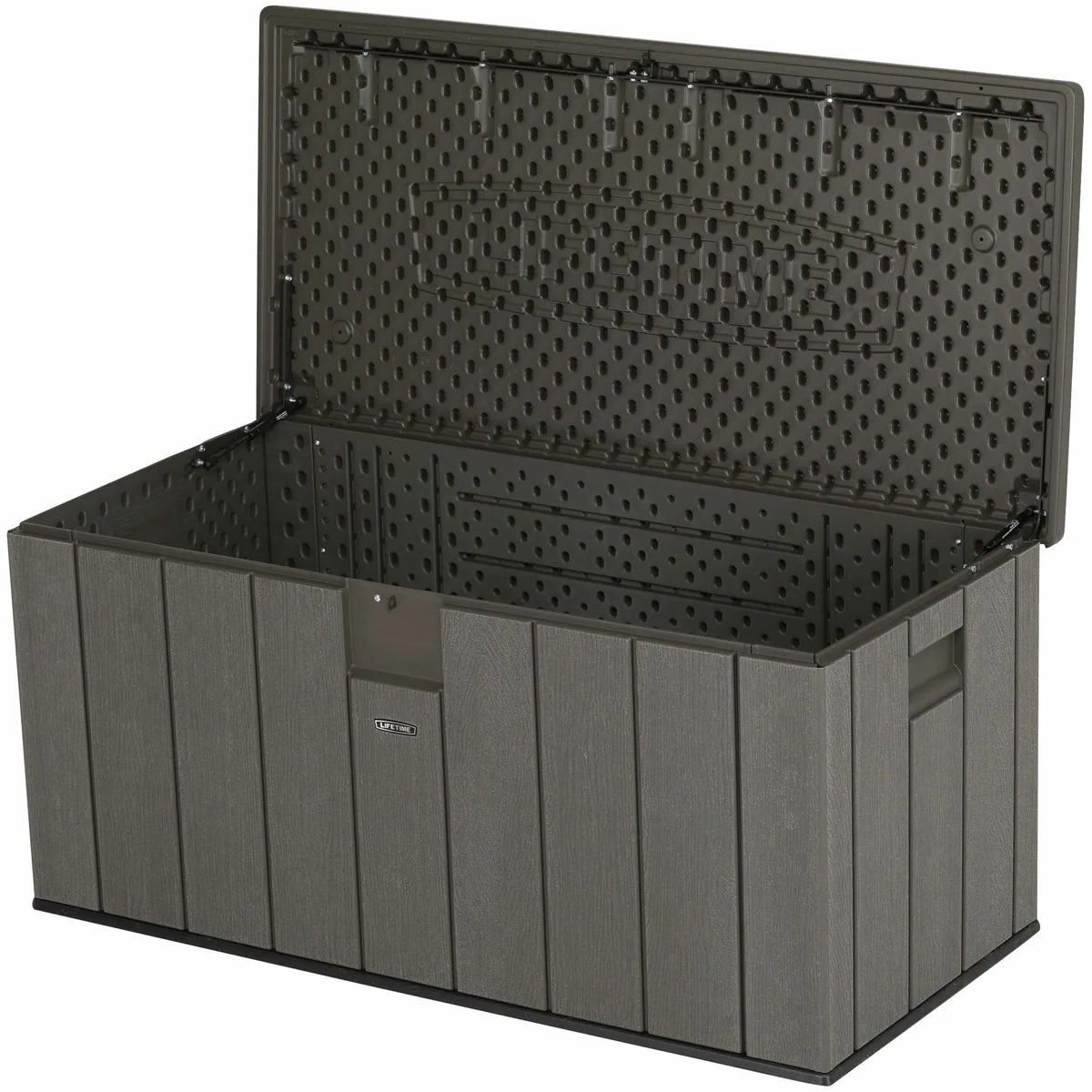 Lifetime Kissenbox Premium Wood, wetterfest, 570 Liter Stauraum, robust und vielseitig 3