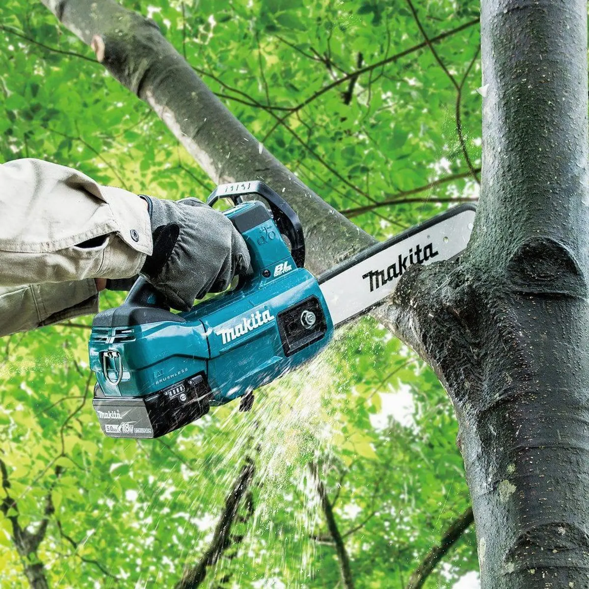 Makita DUC254Z Akku-Kettensäge, 25 cm Schwertlänge, 18V, 24 m/s 2
