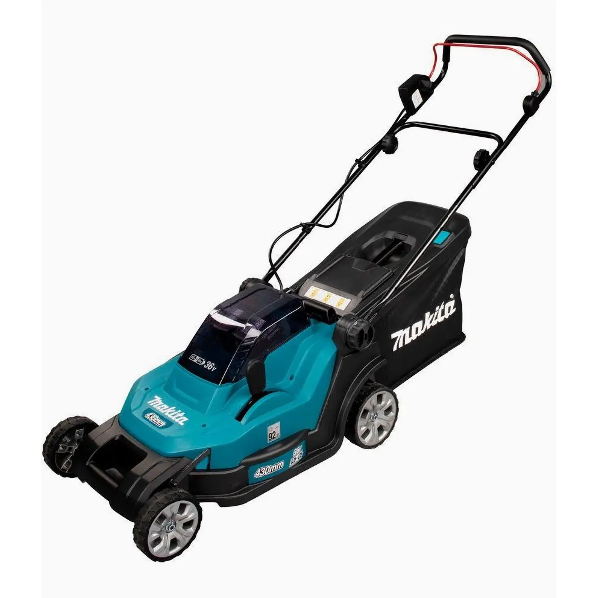 Makita DLM432PT2 Akkurasenmäher, 43 cm Schnittbreite, 2 Akkus 18V/5 Ah LXT