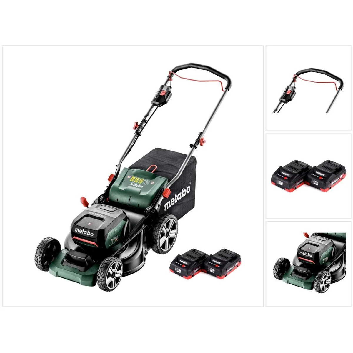 Metabo RM 36-18 LTX BL 46 Akku Rasenmäher, bürstenloser Motor, 46 cm Schnittbreite