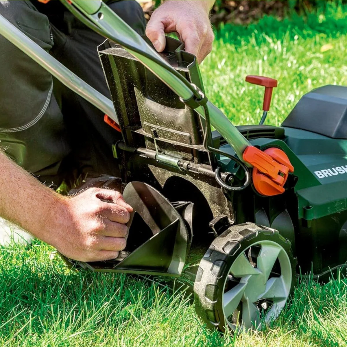 Metabo RM 36-18 LTX BL 36, kompakter Akku Rasenmäher, 36 cm Schnittbreite, 5 Schnitthöhen 4