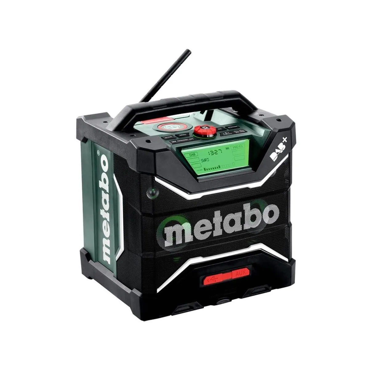 Metabo RC 12-18 32W BT DAB+ Akku Baustellenradio, kraftvoller Sound, vielseitige Anschlussmöglichkeiten