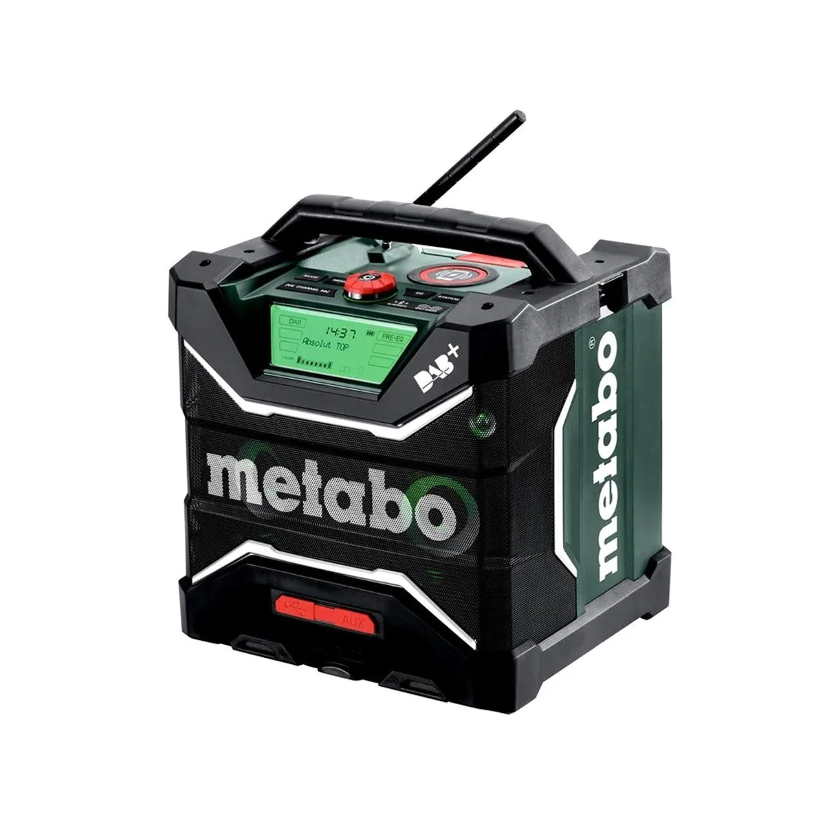 Metabo RC 12-18 32W BT DAB+ Akku Baustellenradio, kraftvoller Sound, vielseitige Anschlussmöglichkeiten 2