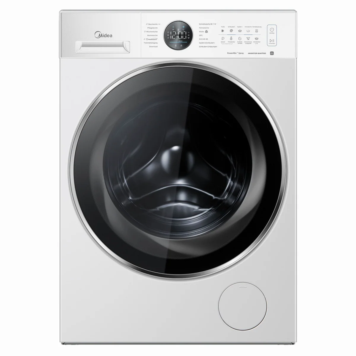 Midea MF21EW90WBA40 Waschmaschine, 9 kg Fassungsvermögen, Energieeffizienzklasse A
