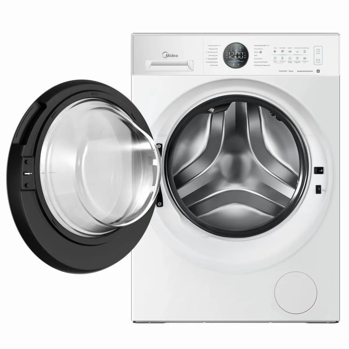 Midea MF21EW90WBA40 Waschmaschine, 9 kg Fassungsvermögen, Energieeffizienzklasse A 2